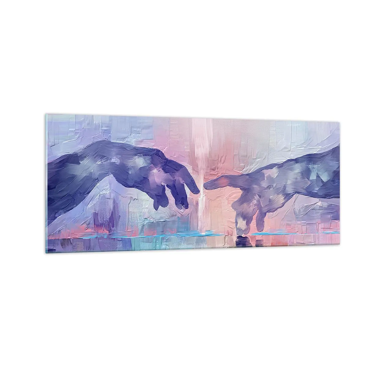 Glass picture - Godly Spark of Life - 100x40 cm