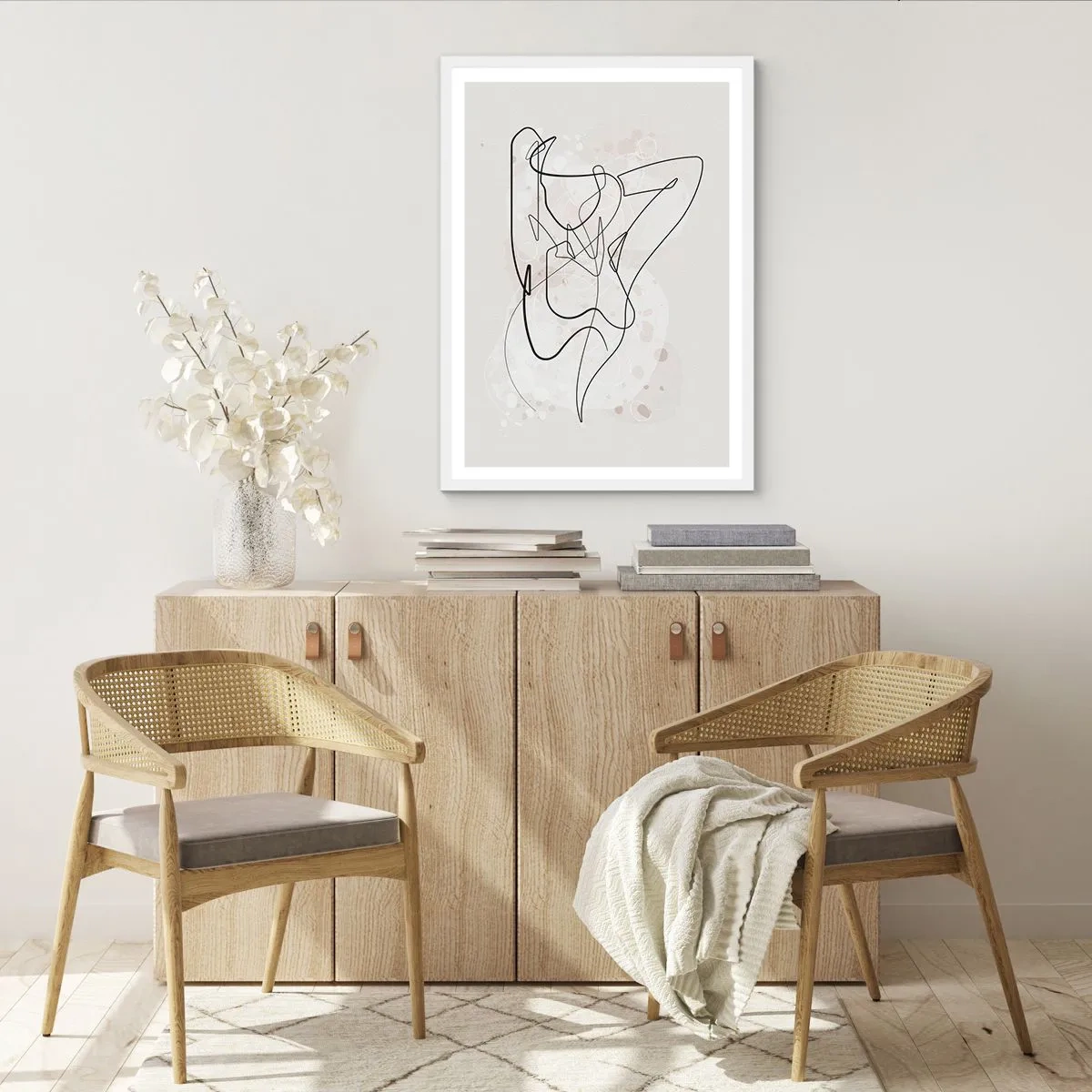 Poster in white frmae - Art of Seduction - 61x91 cm