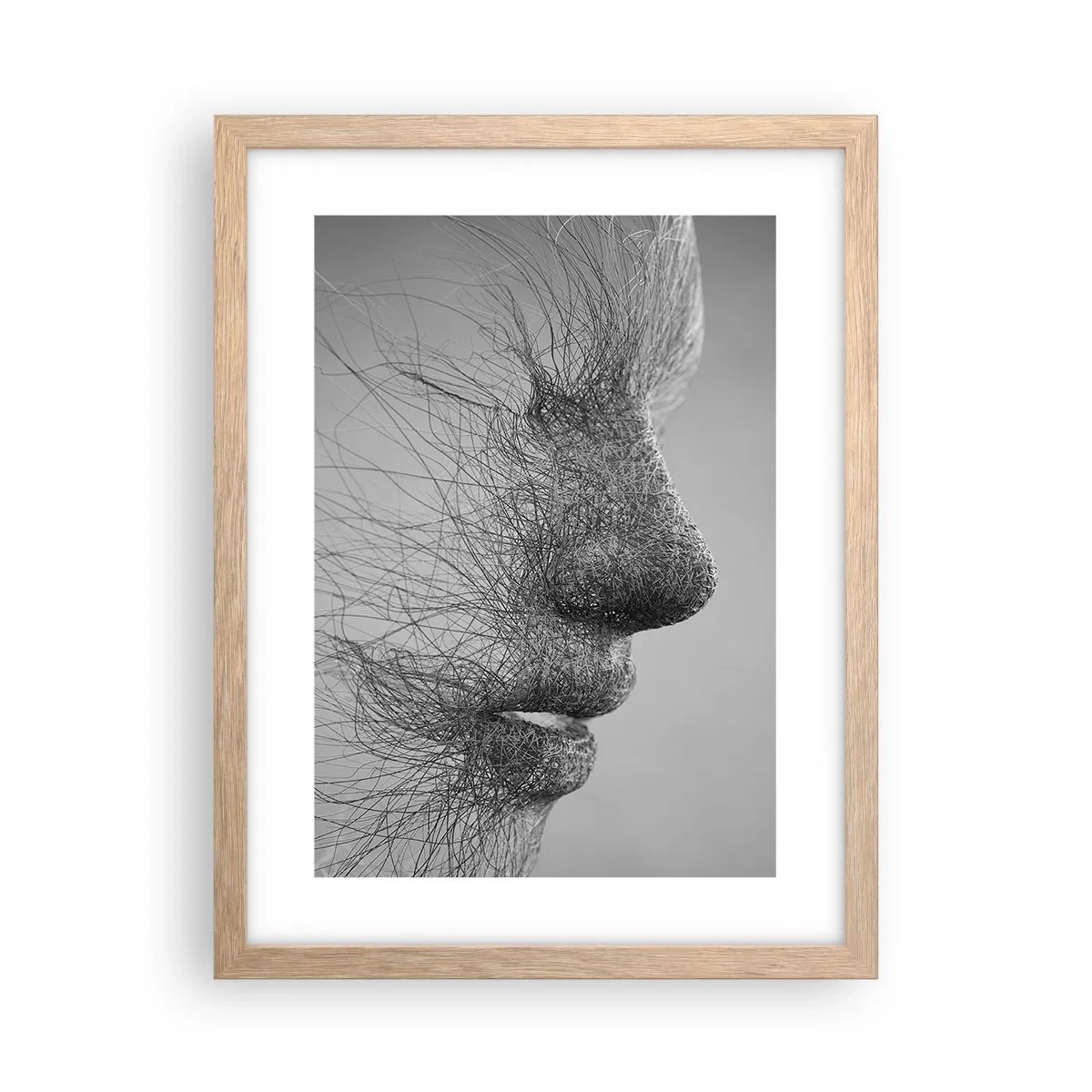 Poster in light oak frame - Spirit of the Wind - 30x40 cm