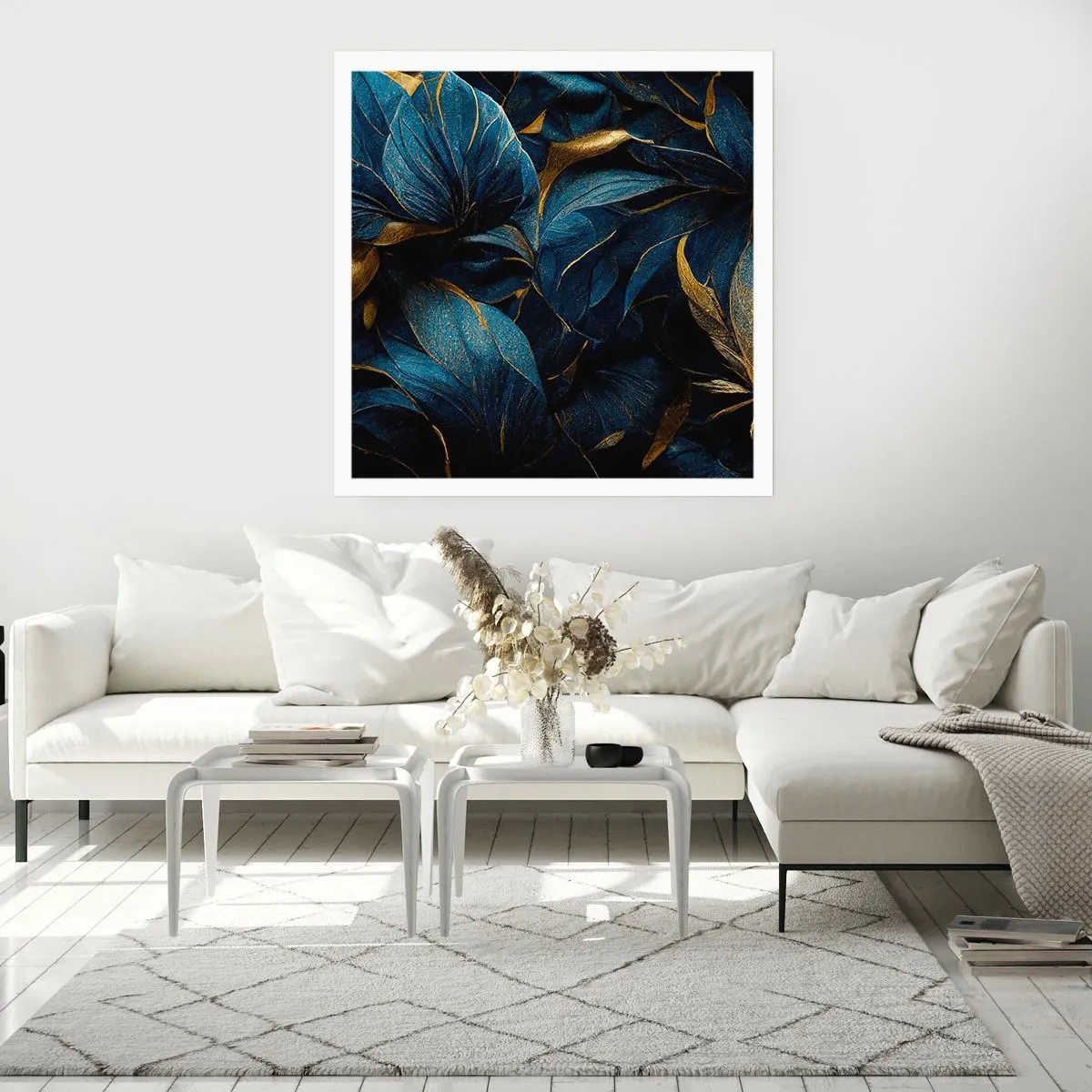 Poster - Lined with Gold - 60x60 cm