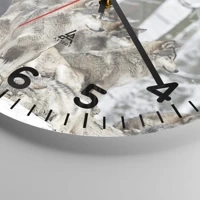 Clock face with numbers