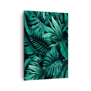 Canvas picture - Depth of Tropical Green - 50x70 cm
