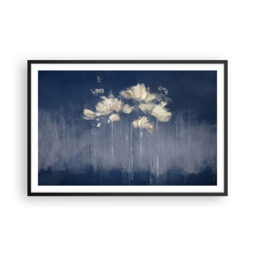 Poster in black frame - Like Flakes in the Wind - 91x61 cm