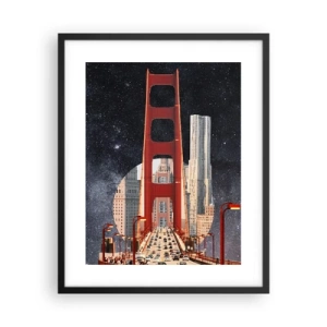 Poster in black frame - Always in the Centre - 40x50 cm