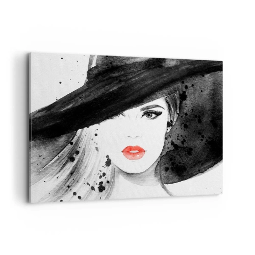 Canvas picture - Lady in Black - 100x70 cm