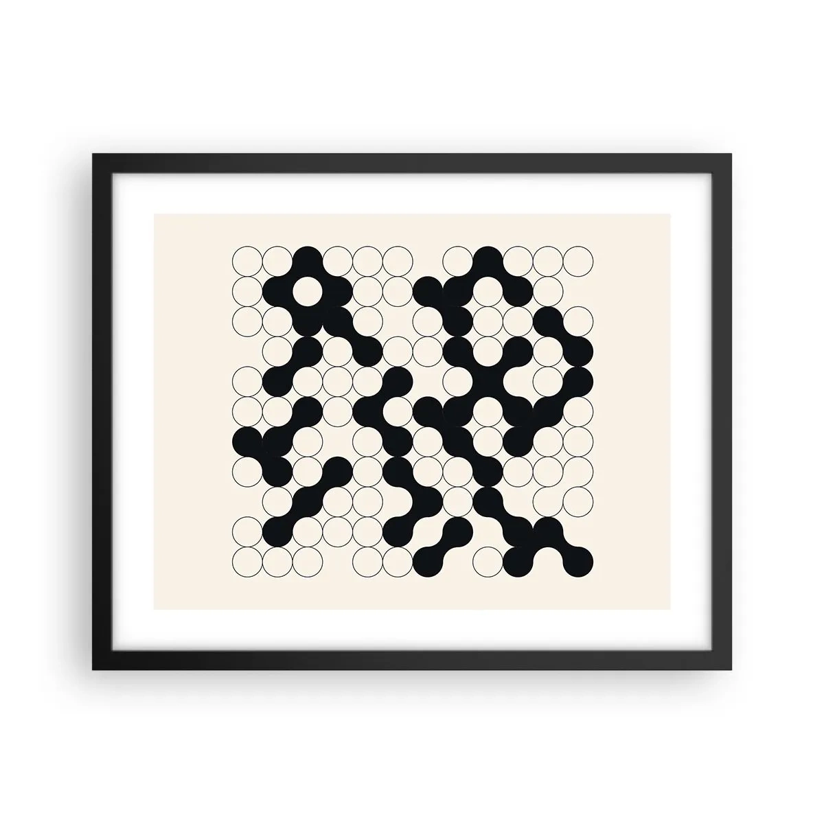 Poster in black frame - Chinese Play - Variation - 50x40 cm