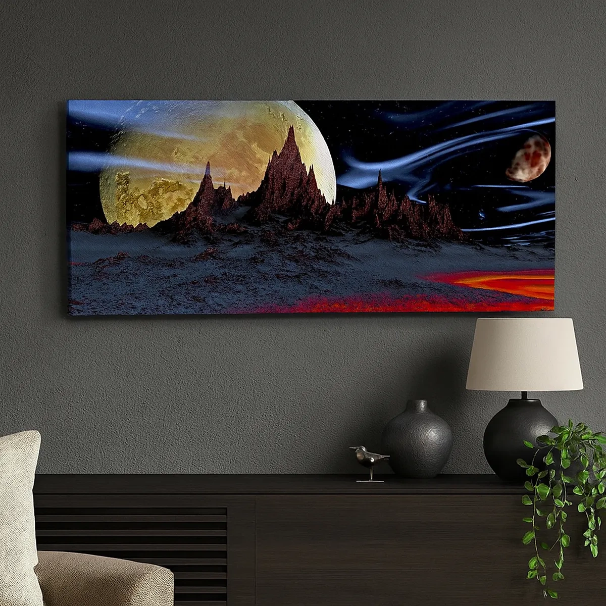 Canvas picture - Unknown World - 30x30 cm