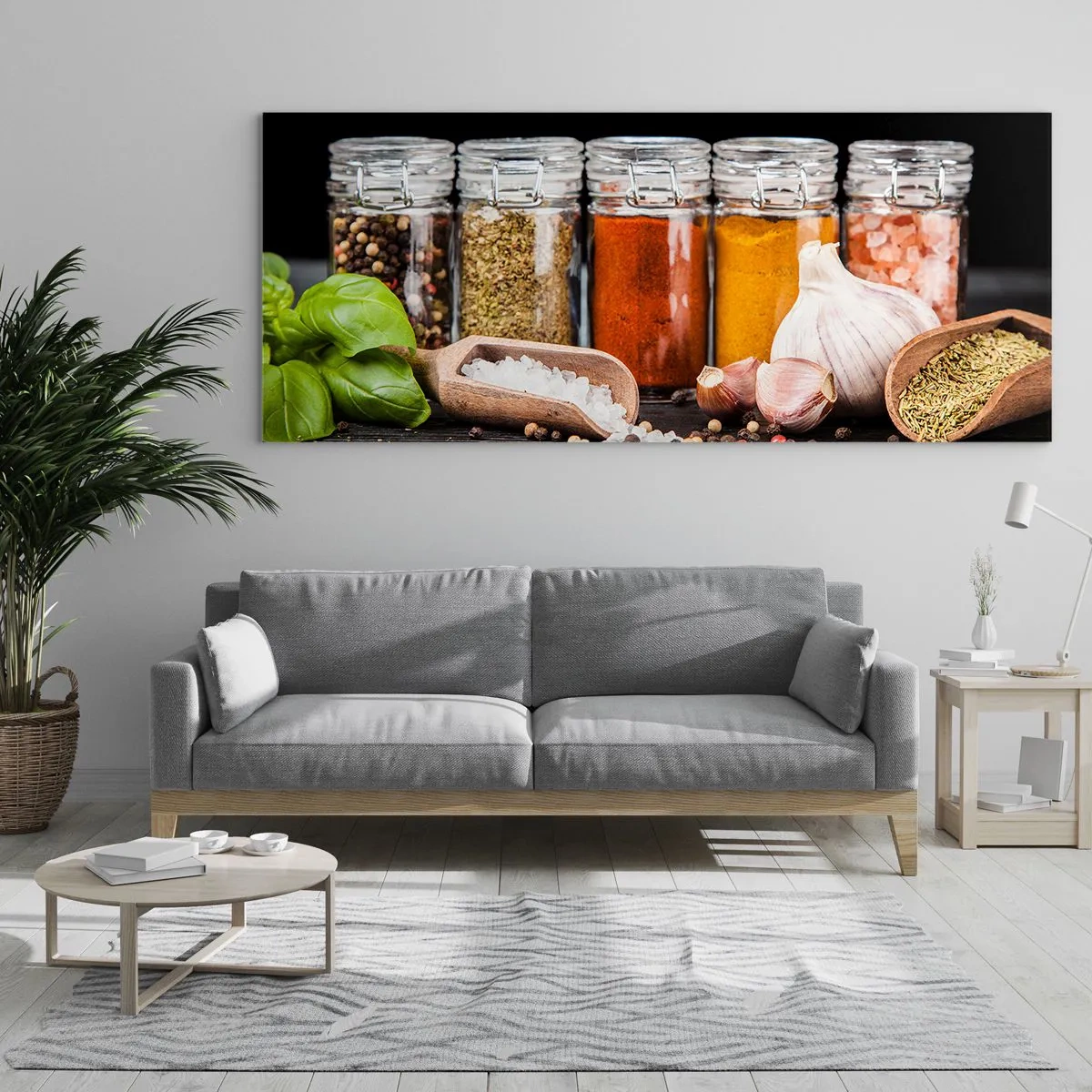 Glass picture - Spicing Up Life - 90x30 cm