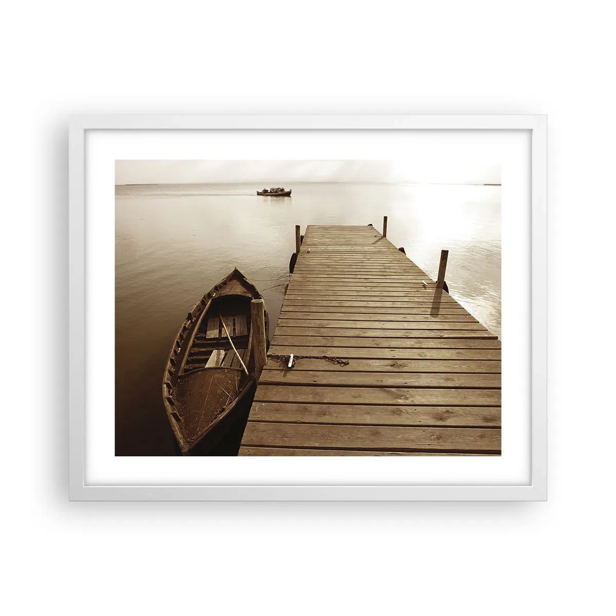 Poster in white frmae - Great Calm - 50x40 cm