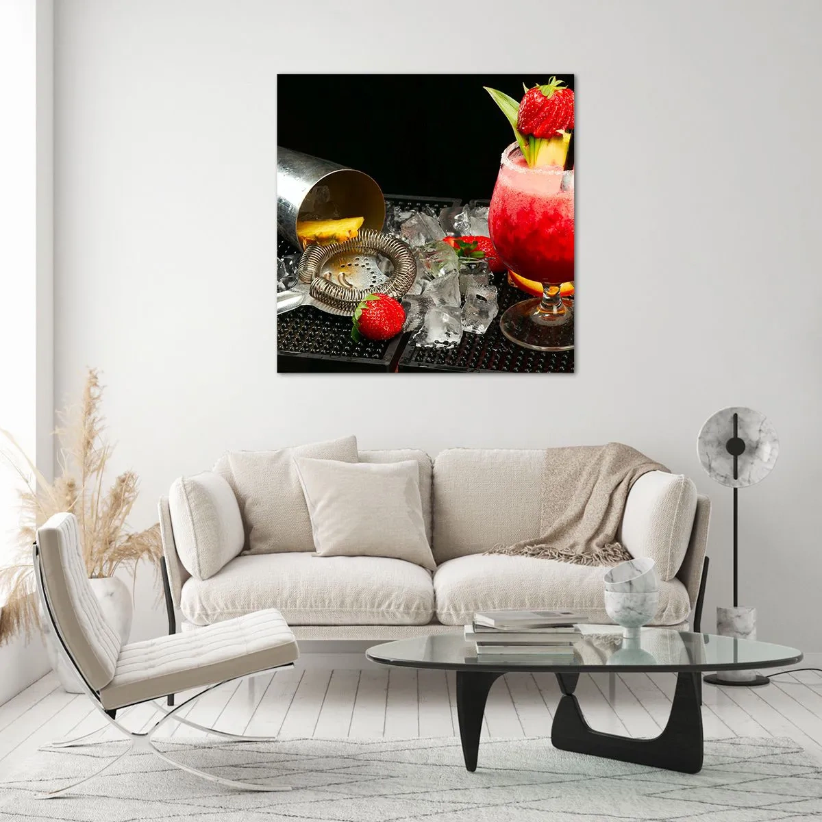 Glass picture - Coctail of Flavours - 60x60 cm