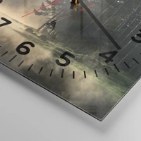 Clock face with numbers