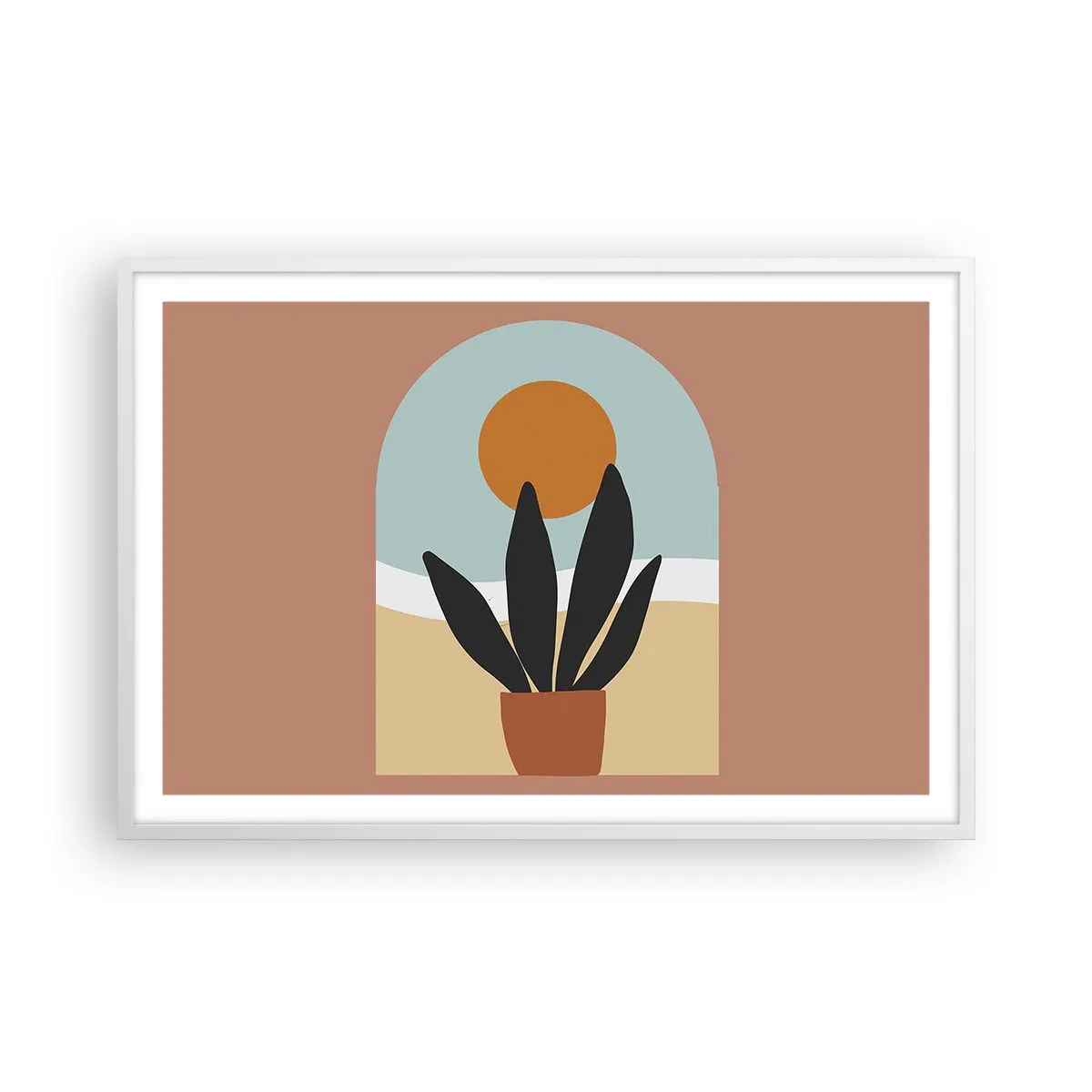 Poster in white frmae - Small Joys - 91x61 cm