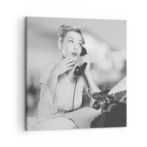 Canvas picture - Hello, Here Come the 50-ies - 60x60 cm