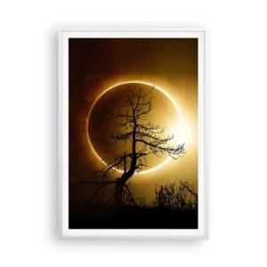 Poster in white frmae - Total Eclipse - 70x100 cm
