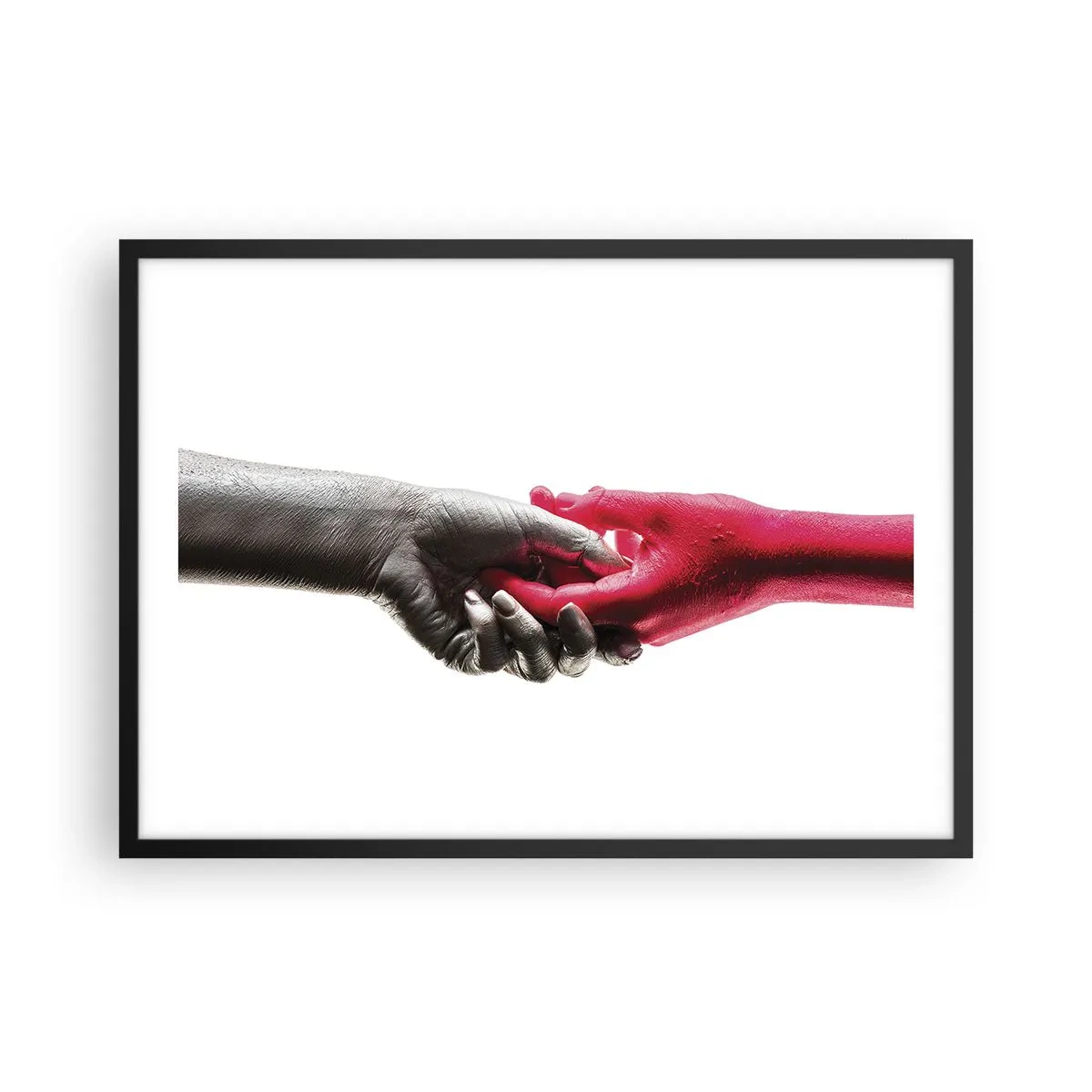 Poster in black frame - Together, although Different - 70x50 cm