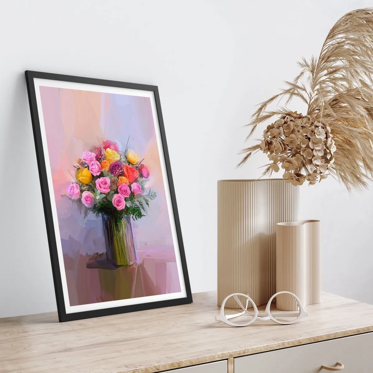 Poster in black frame - Retained Beauty - 40x50 cm