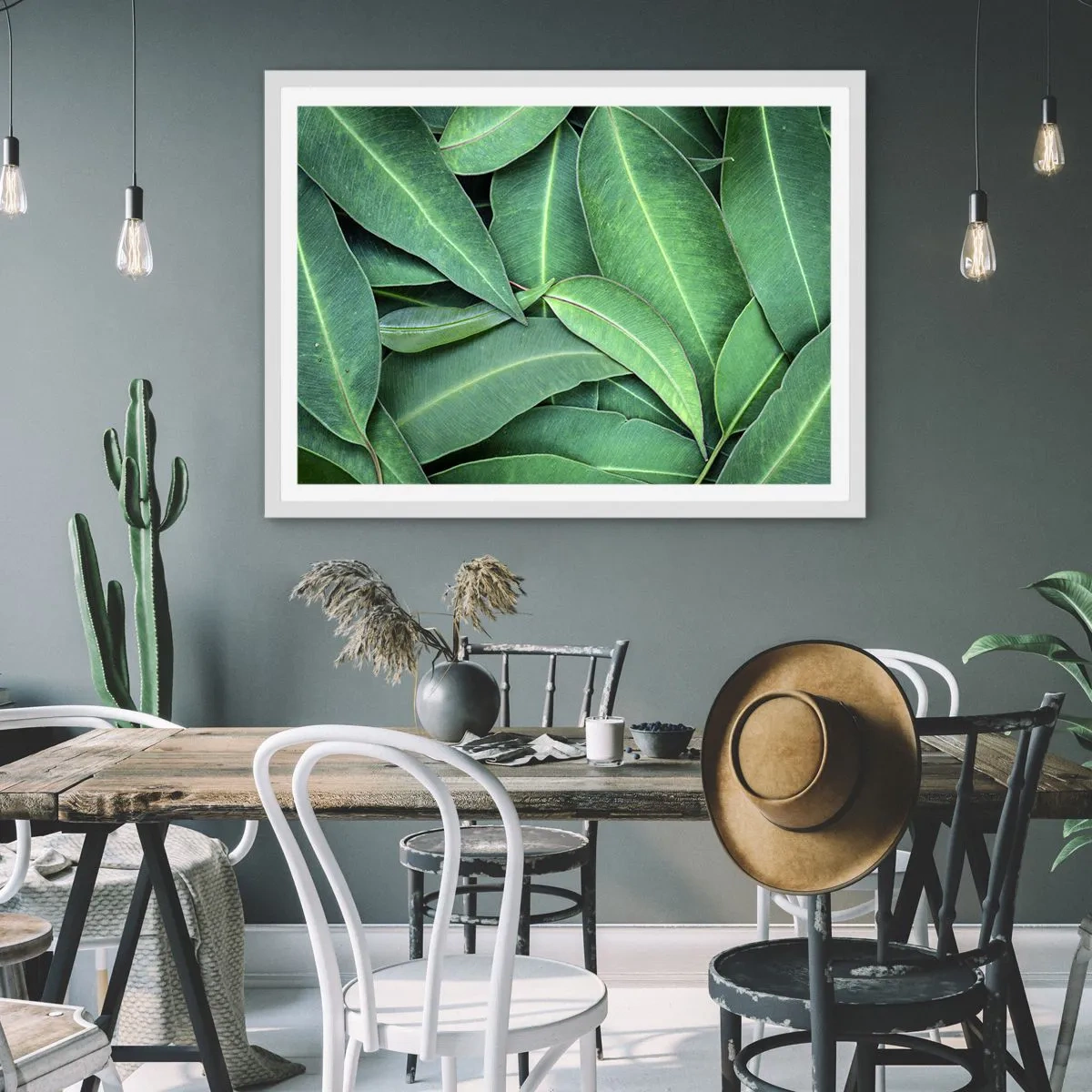 Poster in white frmae - Juicy and Fresh - 40x30 cm