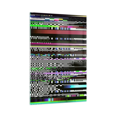 Glass picture - Control Image of Reality - 80x120 cm