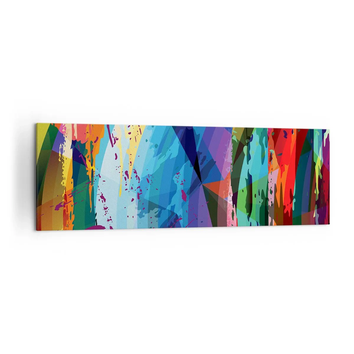 Canvas picture - Outburst of Colours - 160x50 cm