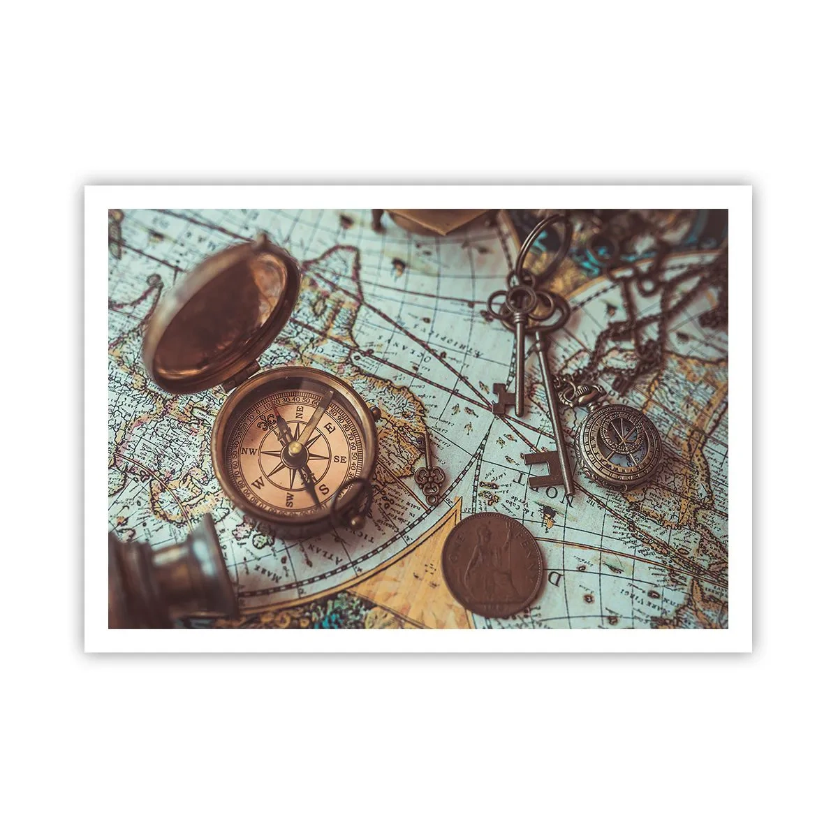 Poster - For Adventurers - 100x70 cm