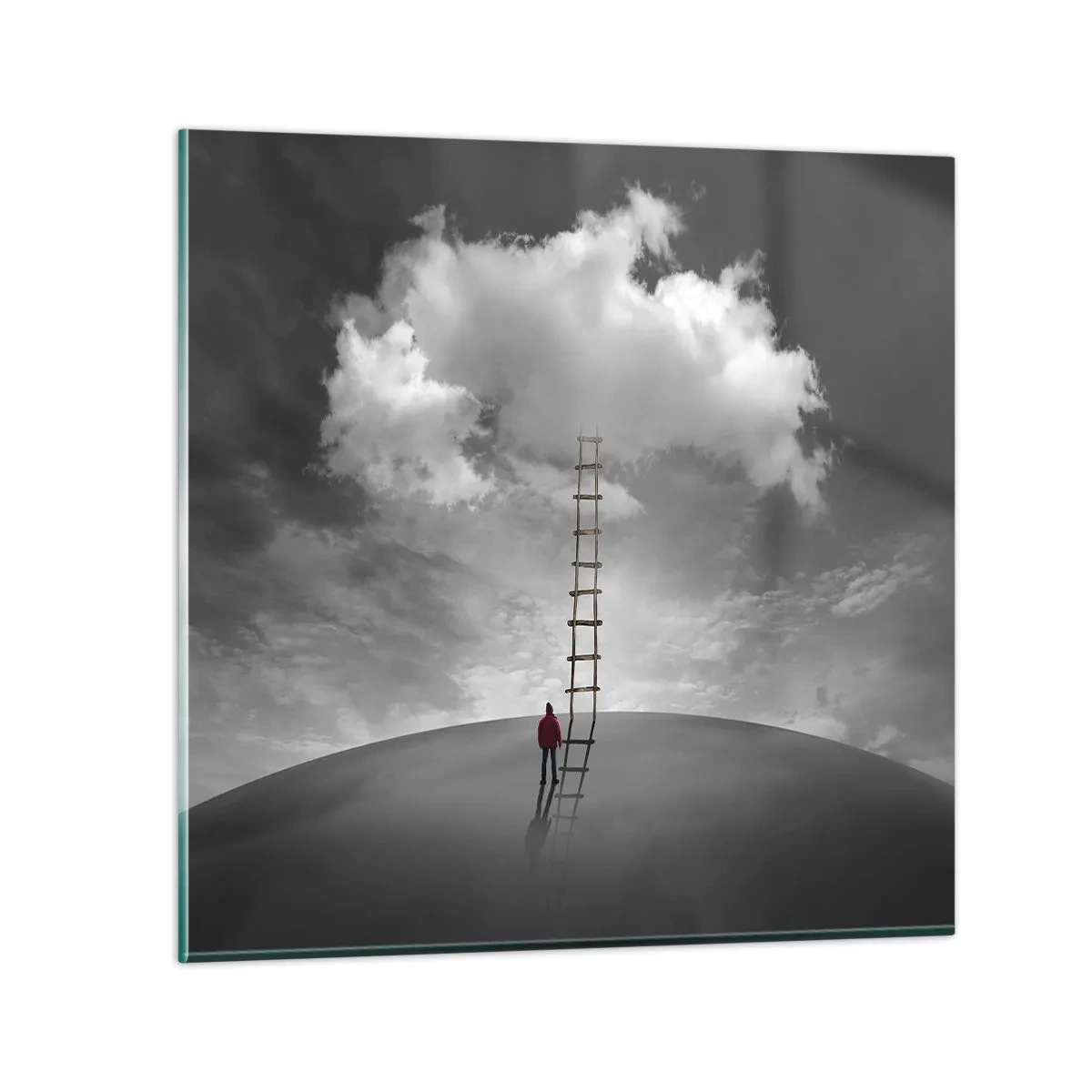 Glass picture - Everything Is Poissible - 30x30 cm