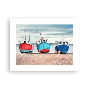 Poster - Ready for Fishing - 40x30 cm