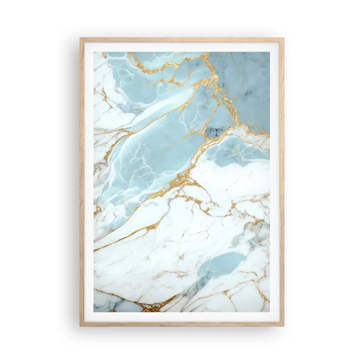 Poster in light oak frame - Richness of the Stone - 70x100 cm