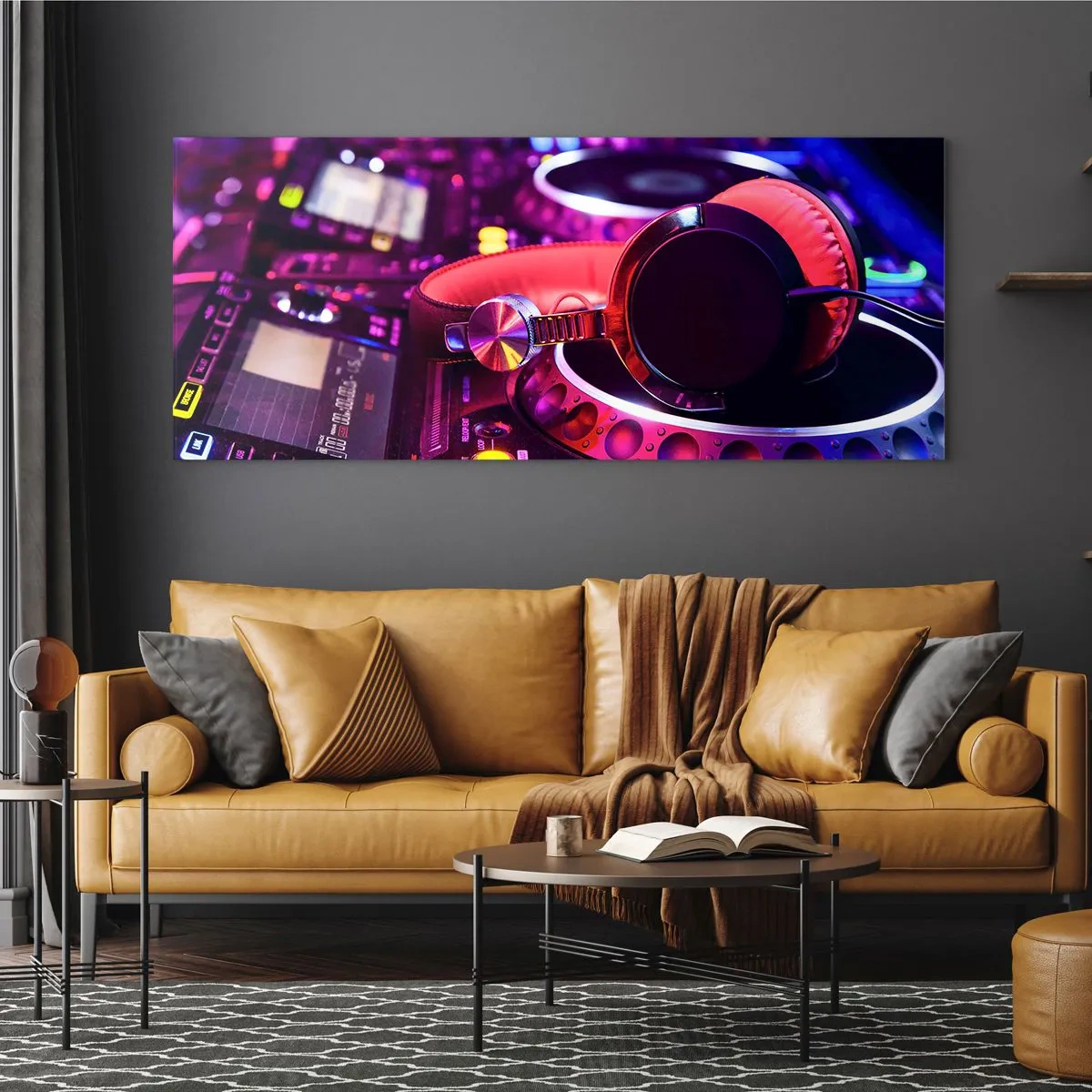 Glass picture - Before Party Starts - 90x30 cm
