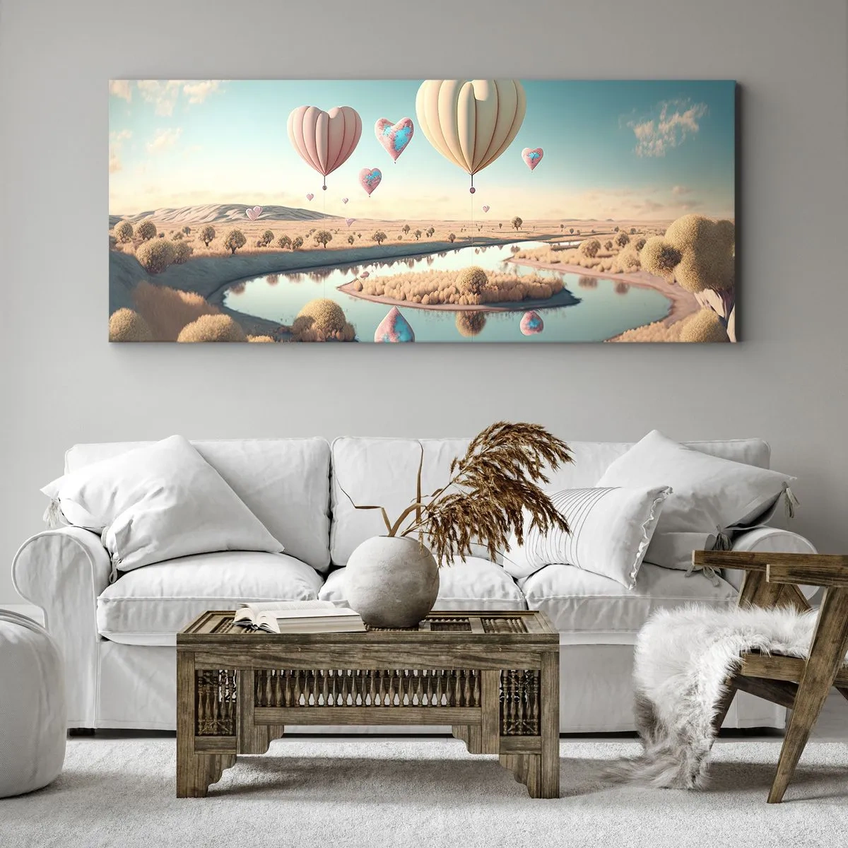 Canvas picture - Love Lifts You up - 160x50 cm