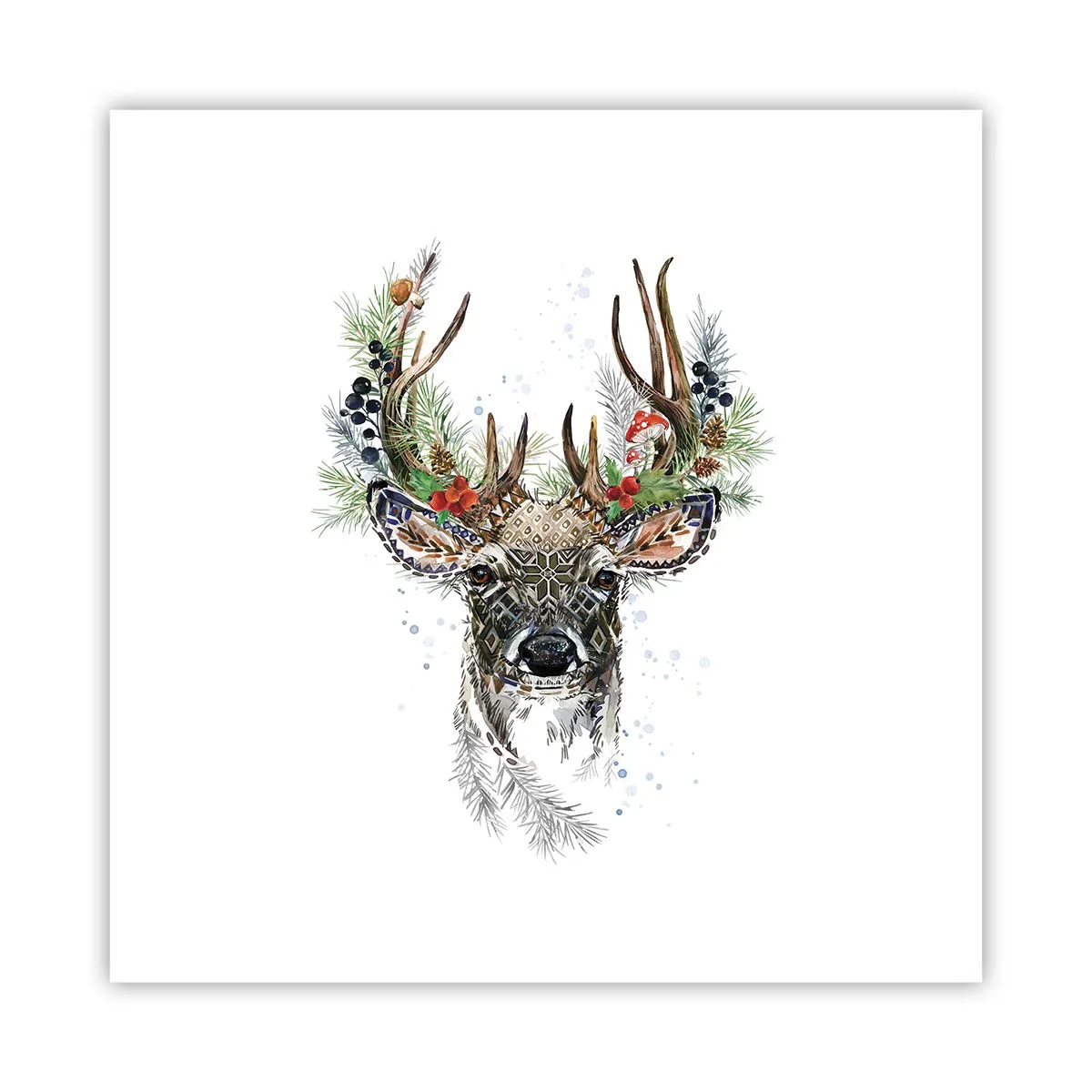 Poster - In Christmas Attire - 30x30 cm