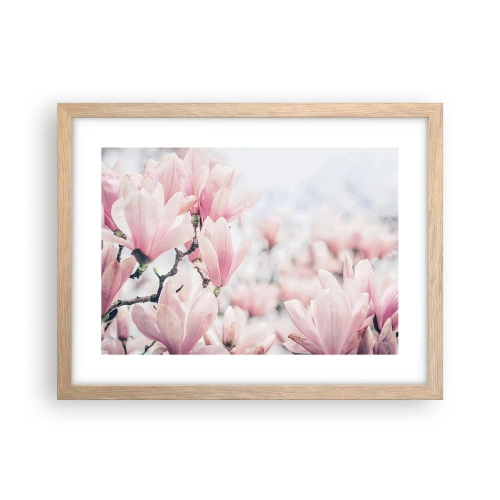 Poster in light oak frame - Ideal of Subtlety - 40x30 cm