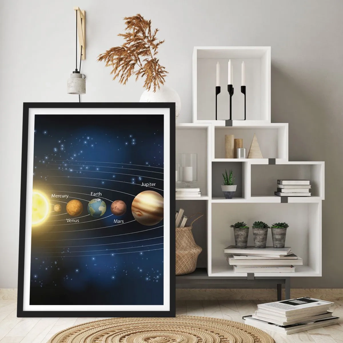 Poster in black frame - One in Ten - 30x40 cm