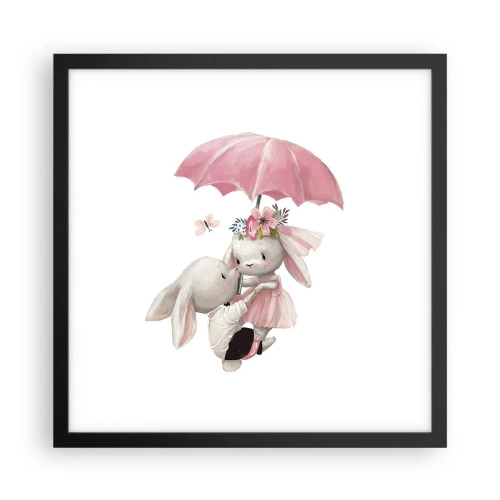 Poster in black frame - This Is Love - 40x40 cm