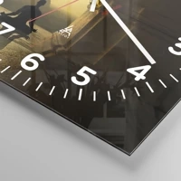 Clock face with numbers