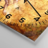 Clock face with numbers