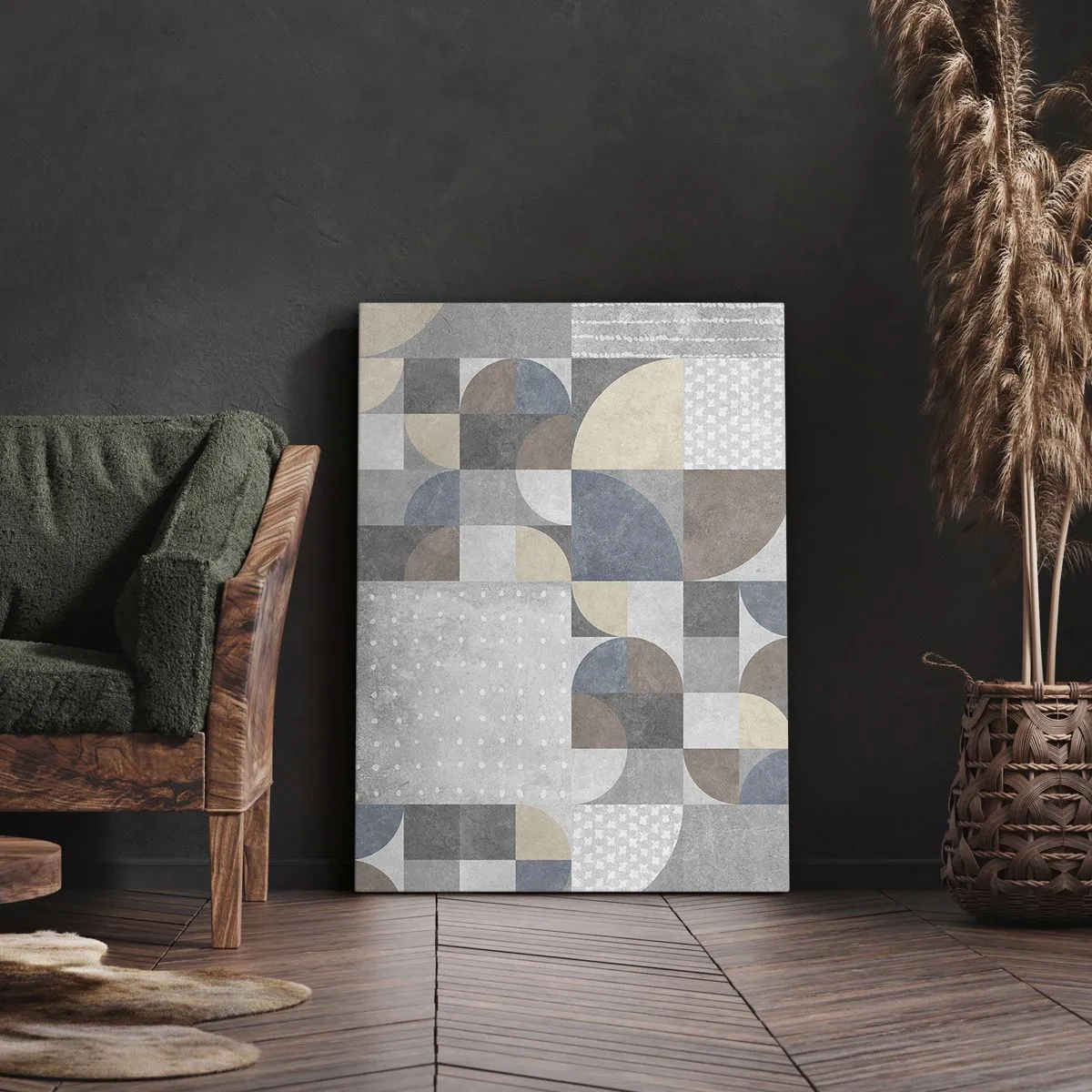 Canvas picture - Ceramic Fantasy - 55x100 cm