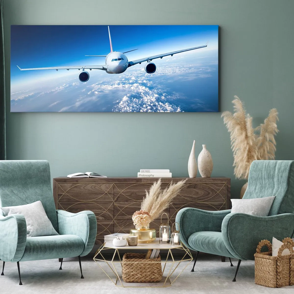 Canvas picture - I Am Flying - 140x50 cm