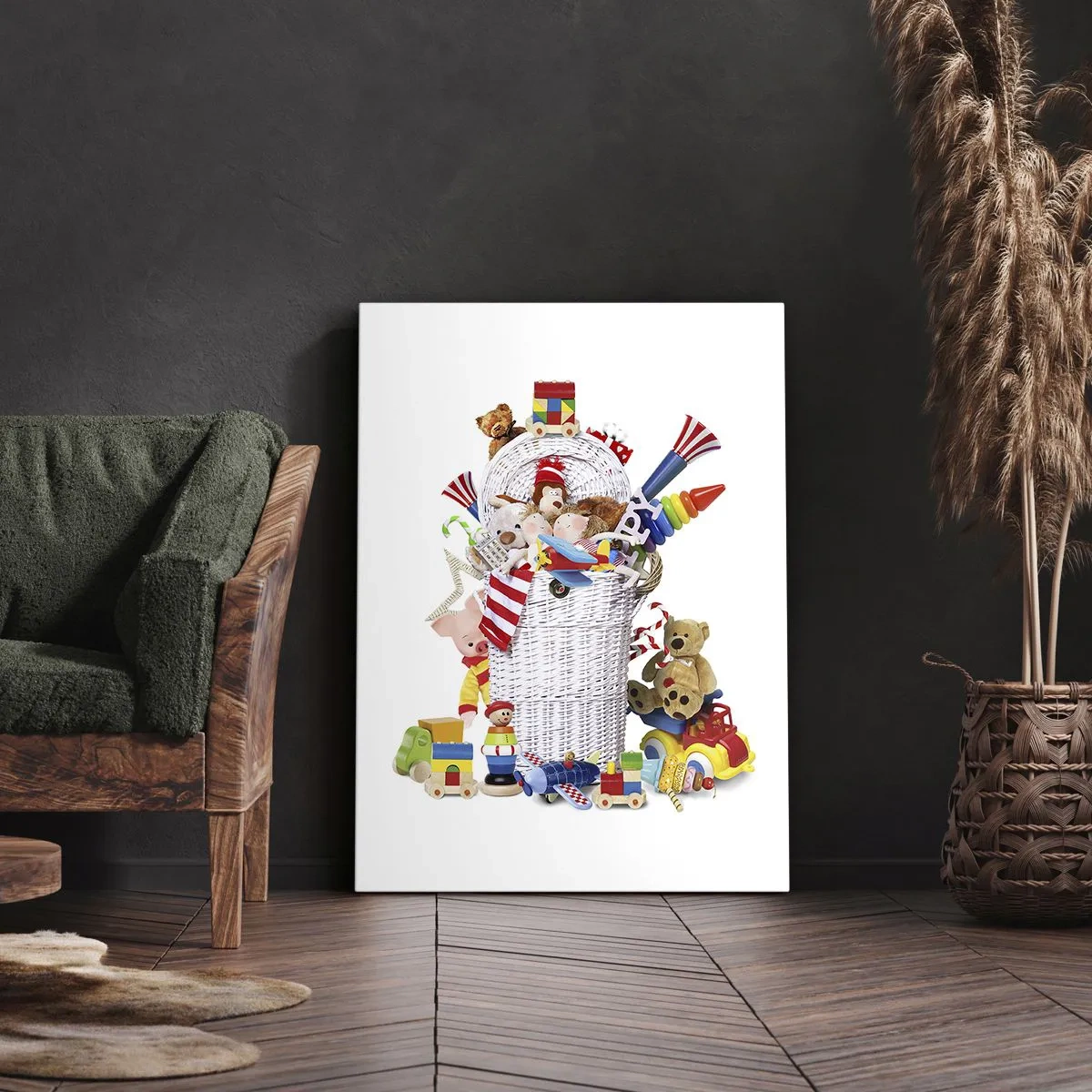 Canvas picture - Child's Toys - 80x120 cm
