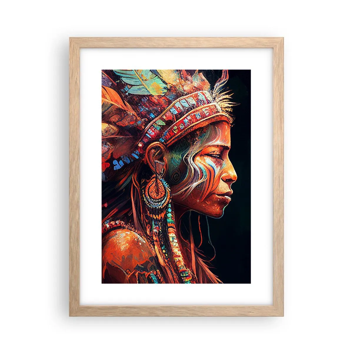 Poster in light oak frame - Magical Ritual - 30x40 cm
