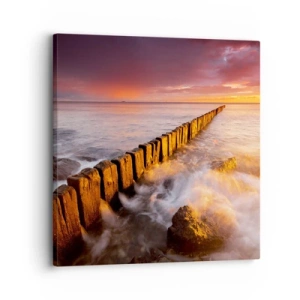 Canvas picture - Gentleness of Waves - 30x30 cm