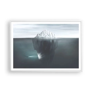 Poster in white frmae - Underwater Secret - 100x70 cm