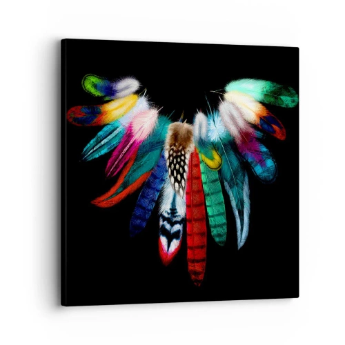 Canvas picture - Indian Necklace - 30x30 cm