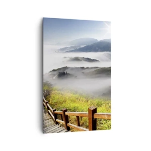 Canvas picture - Woven from Glare and Mist - 80x120 cm