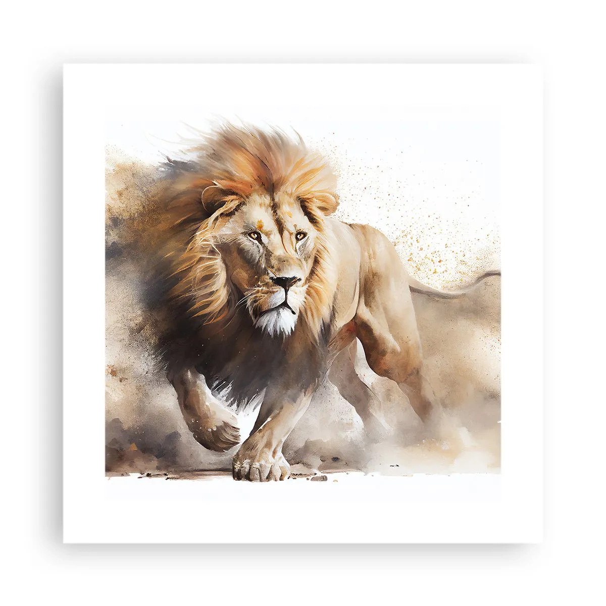 Poster - King is on the Move - 40x40 cm