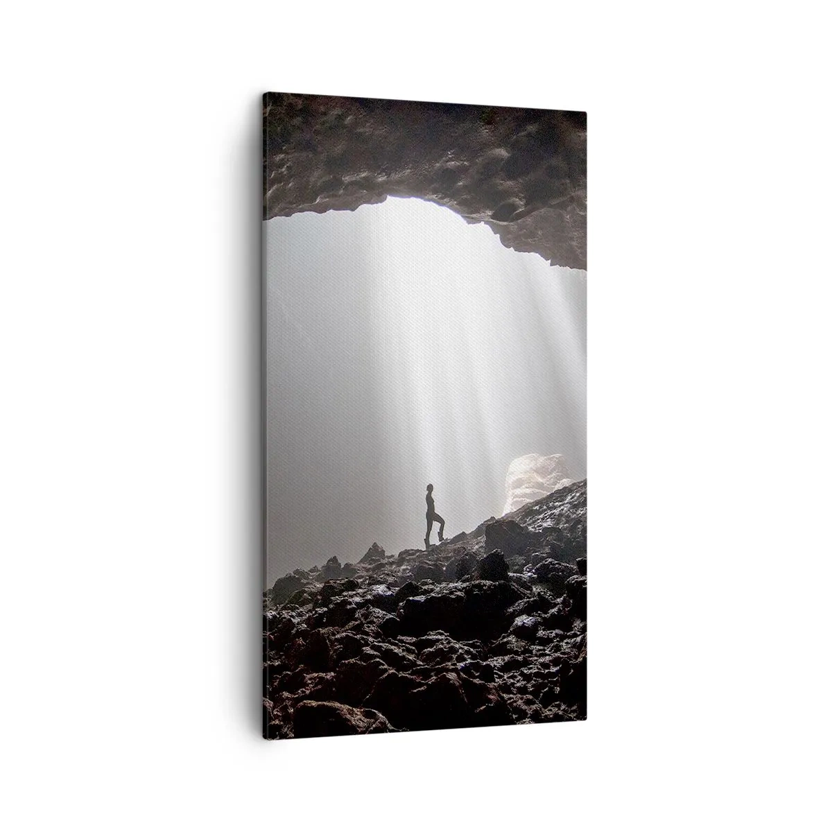 Canvas picture - Luminous Grotto - 45x80 cm