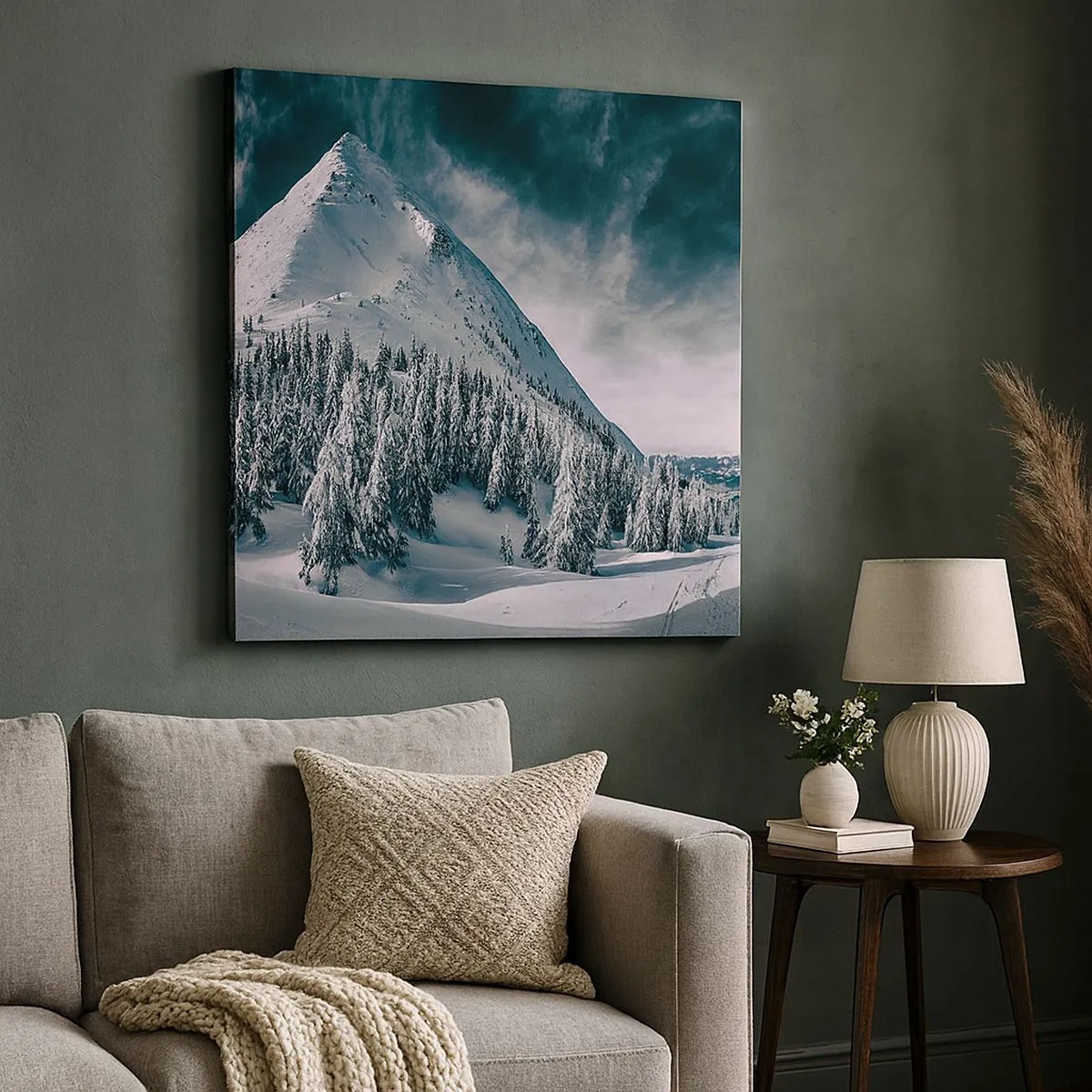 Canvas picture - Land of Snow and Ice - 30x30 cm