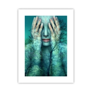 Poster - Submerged in Blue - 30x40 cm