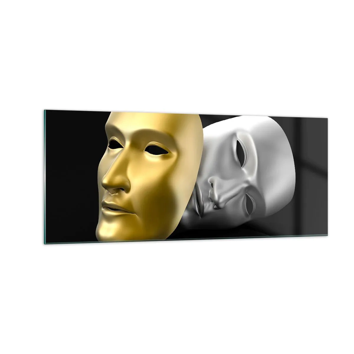 Glass picture - Life Is a Theatre - 100x40 cm