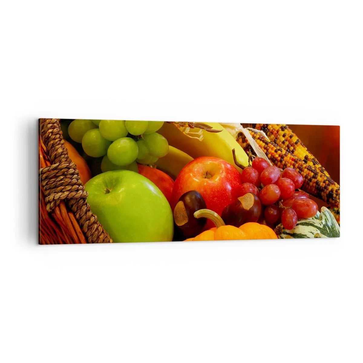 Canvas picture - Basket of Abundance - 140x50 cm