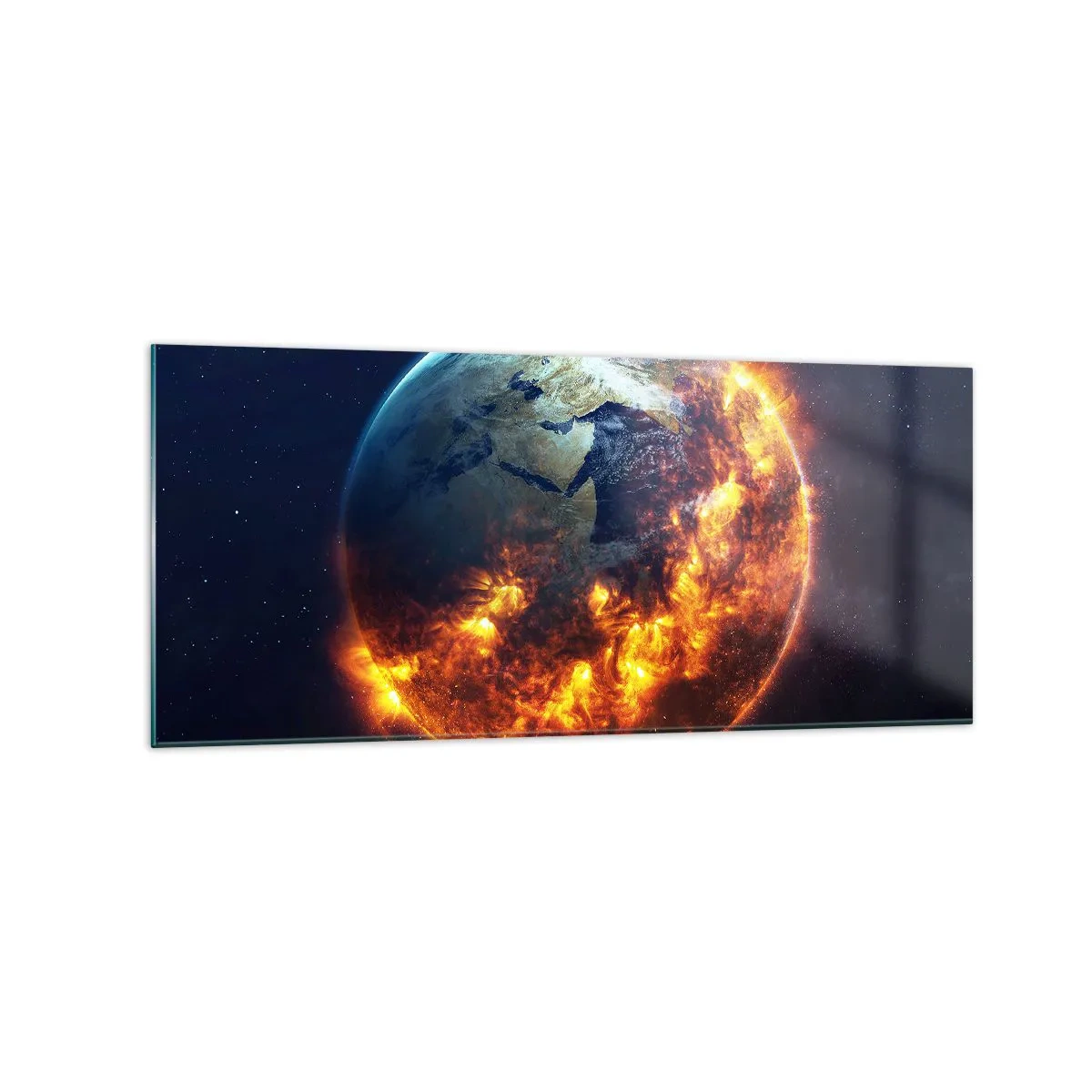 Glass picture - Flame of Apocalypse - 120x50 cm